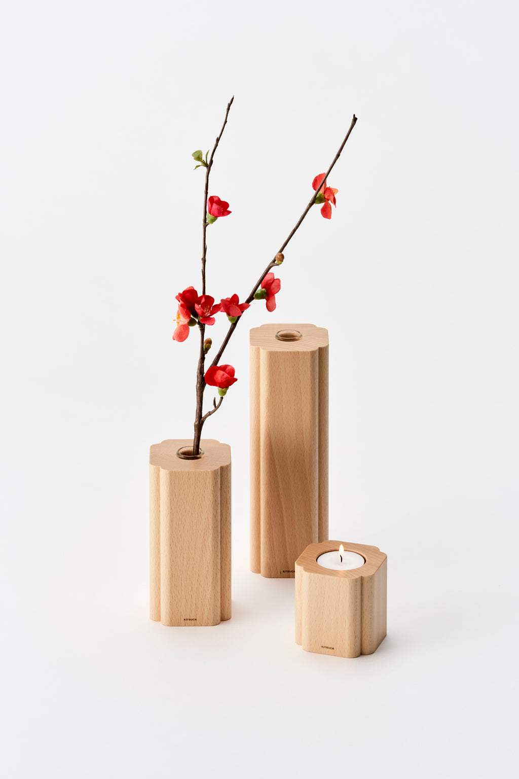 Mokko｜Flower vase L｜木瓜（もっこう）｜木製フラワーベース