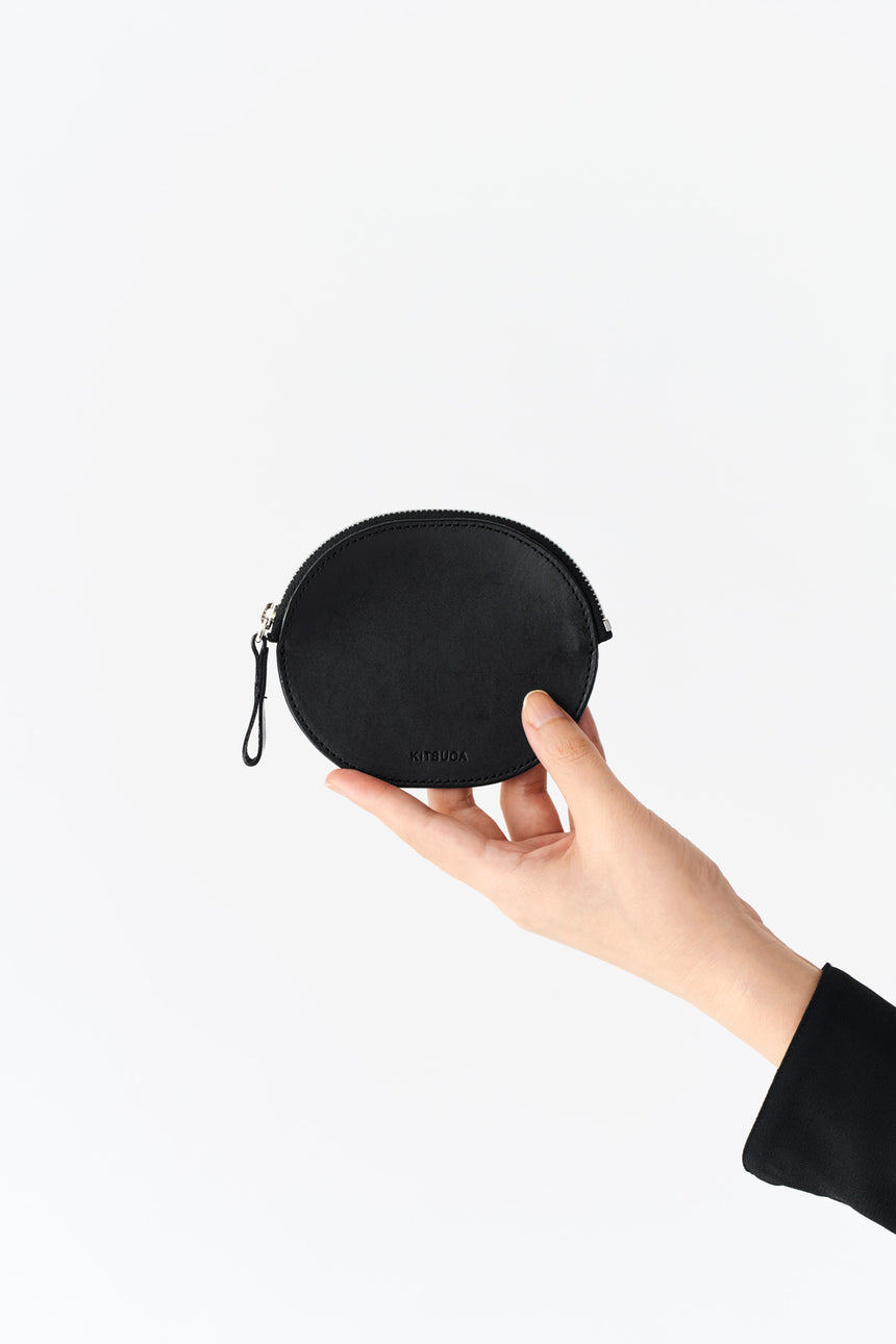 シンプルな革製コインケース(ミニ財布)