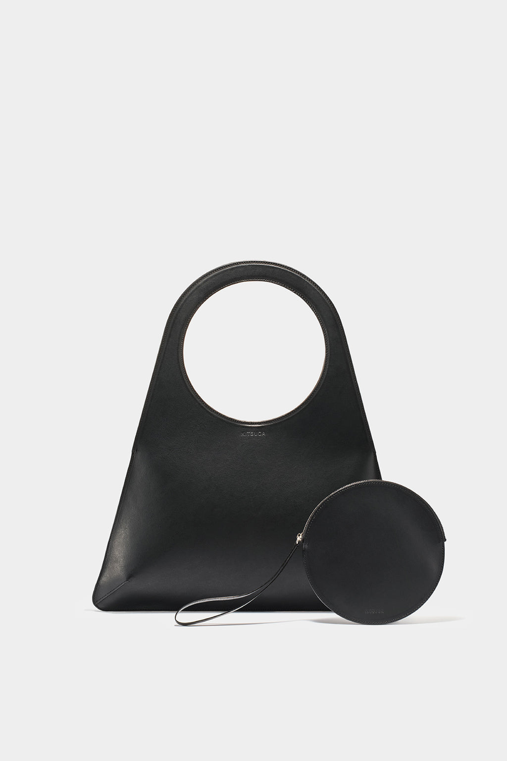 【超希少】AS FOUR circle bag サークルバッグ ブラック 最初期 Outline bags | Perfect circle（正円）| ミニマルレザー