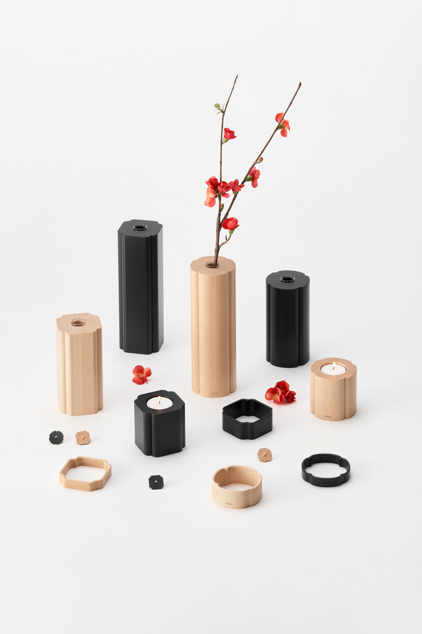 Mokko（Circle） | Flower vase M-Natural